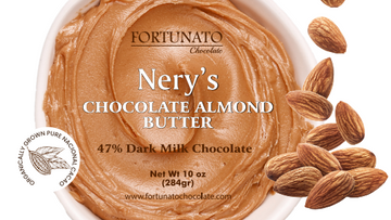 Fortunato 47% Dark Milk Chocolate Almond Butter - SHIPS PERFECTLY IN HOT WEATHER