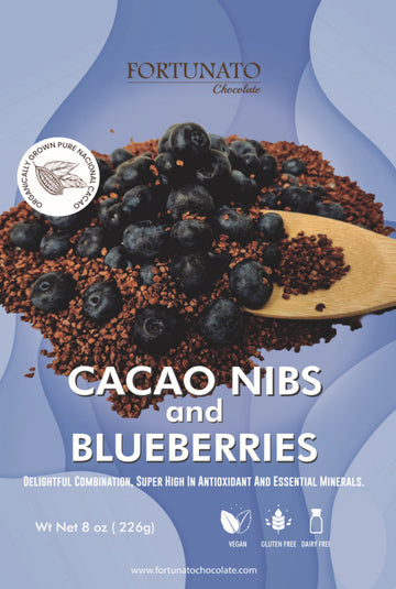 Cacao Nibs And Blueberries - SHIPS PERFECTLY IN HOT WEATHER