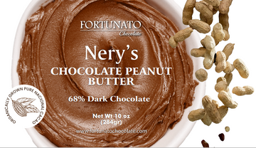 Fortunato 68% Dark Chocolate Peanut Butter - SHIPS PERFECTLY IN HOT WEATHER