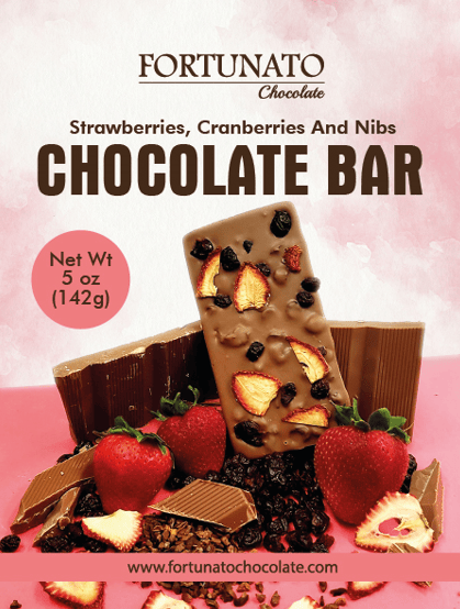 New Online Bar-Strawberries, Cranberries and Nibs - and 12 Tons of Chocolate