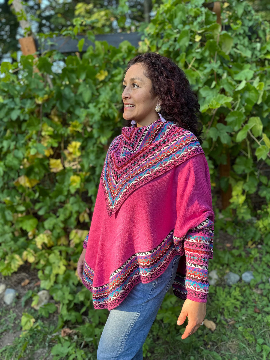 Alpaca Peruvian Poncho
