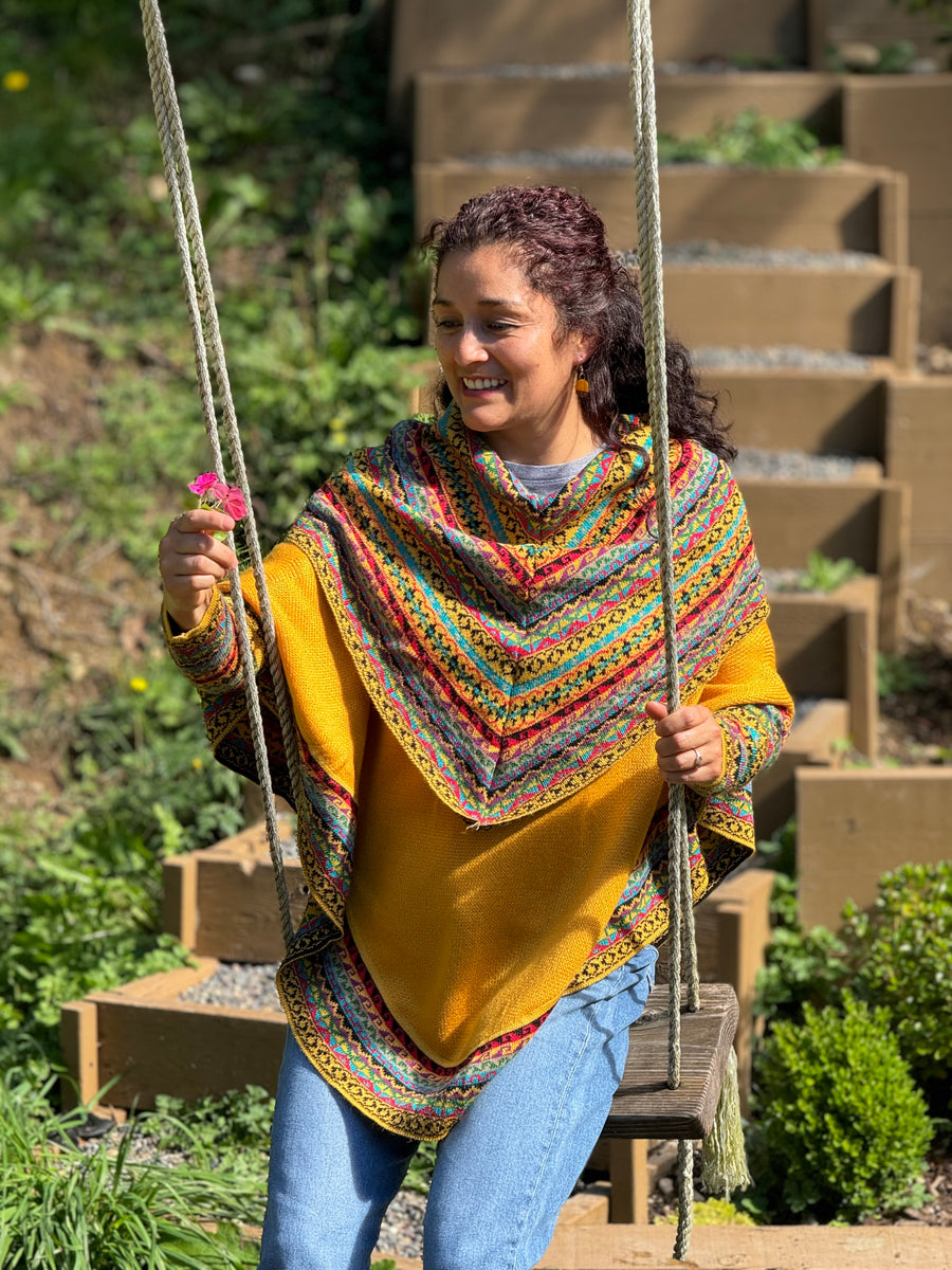 Alpaca Peruvian Poncho