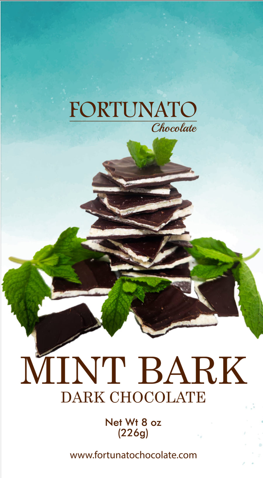 Fortunato Dark Chocolate Mint Bark