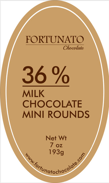 Fortunato No. 4 Milk Chocolate 36% Mini-Rounds