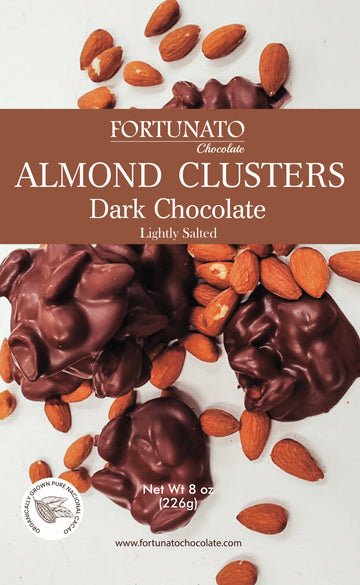 Fortunato Dark Chocolate Almond Clusters