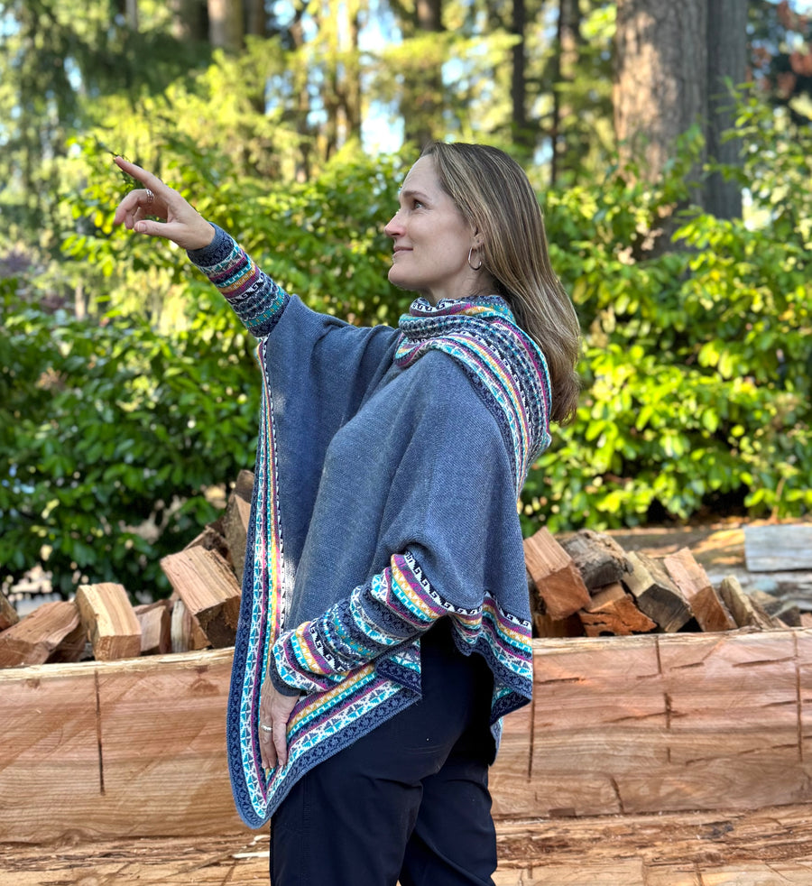 Alpaca Peruvian Poncho