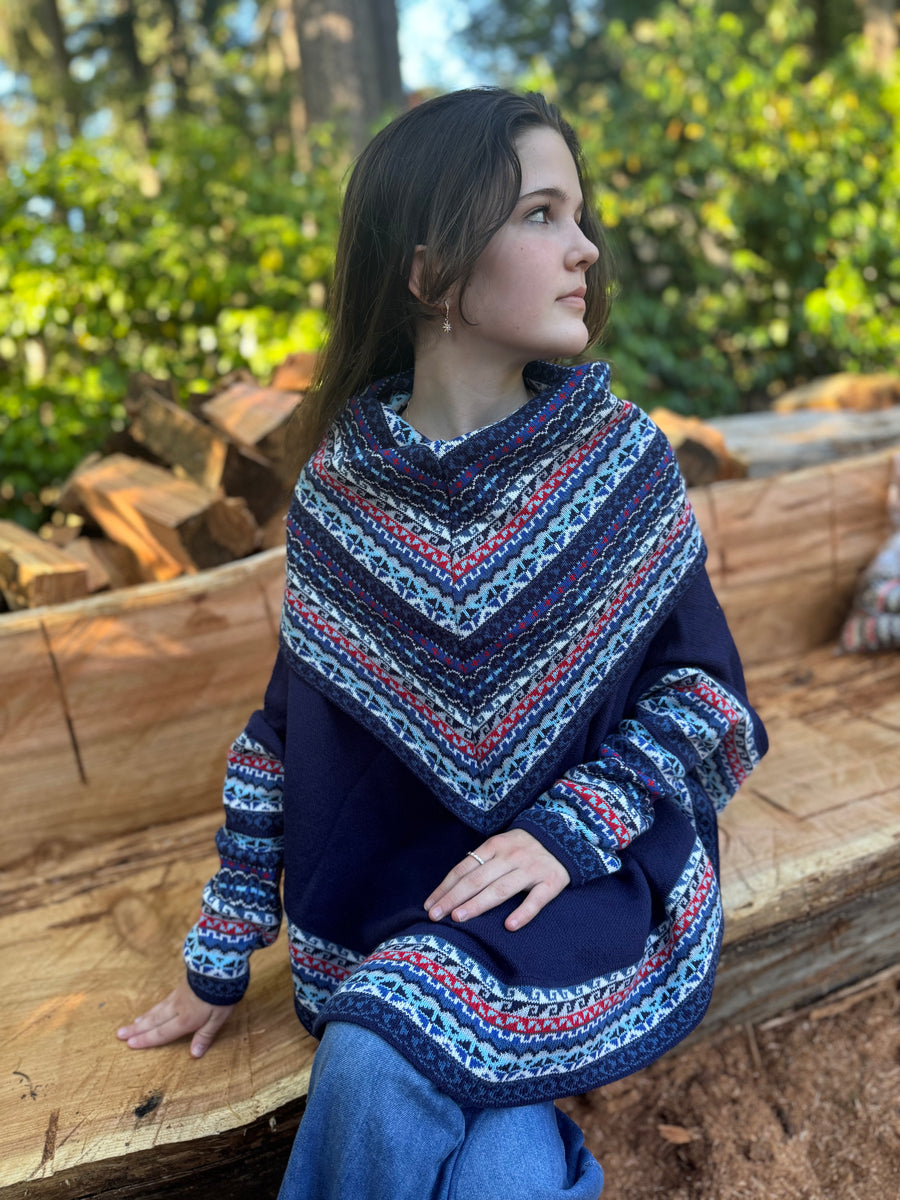 Alpaca Peruvian Poncho