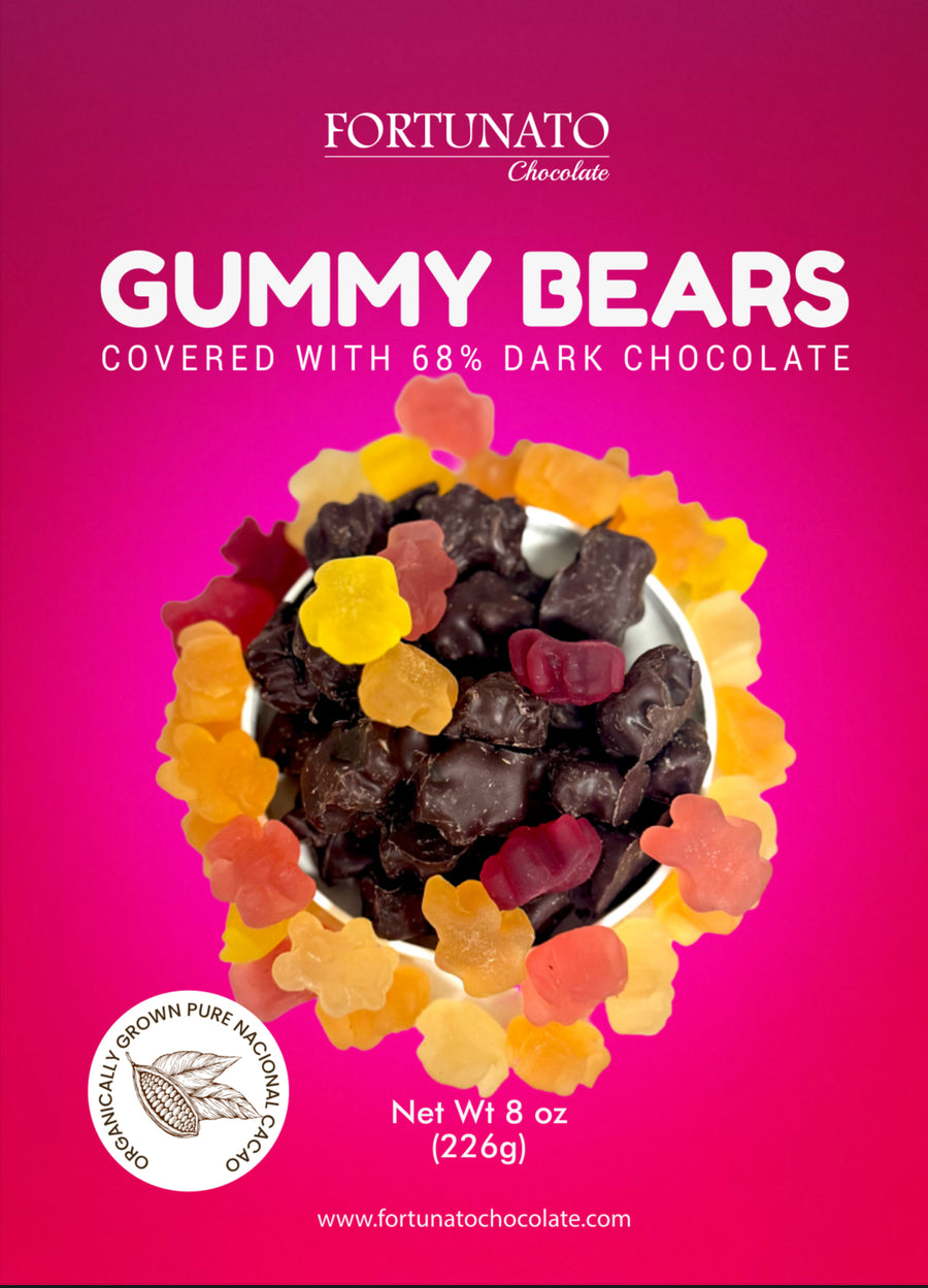 Dark Chocolate Gummy Bears