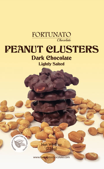 Fortunato Dark Chocolate Peanut Clusters