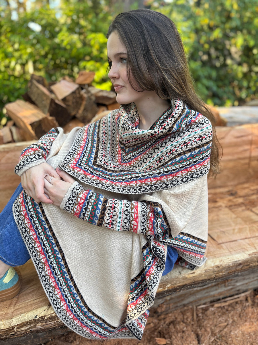 Alpaca Peruvian Poncho