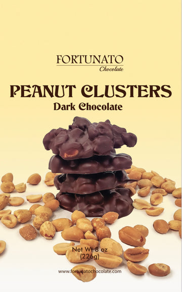 Fortunato Dark Chocolate Peanut Clusters