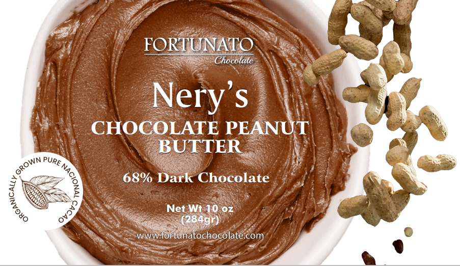 Peruvian Butter Fortunato 68% Dark Chocolate Peanut Butter with Peruvian Cacao