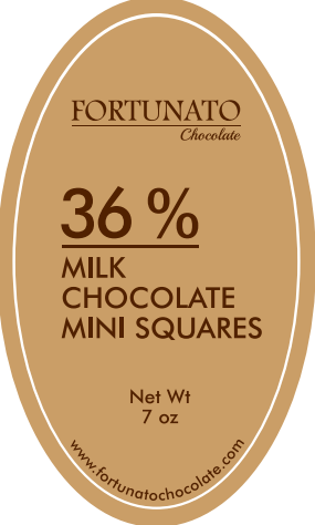 Fortunato No. 4 Milk Chocolate 36% Mini-Squares