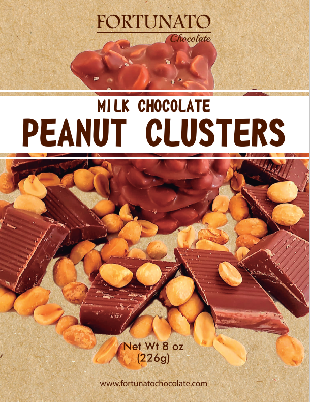Fortunato 36% Milk Chocolate Peanut Clusters